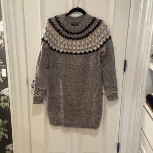 Abercrombie Fair Isle Sweater Dress